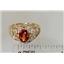 10K, 14K or 18K Gold Ladies Ring, Twilight Fire Topaz, R111
