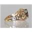 10K, 14K or 18K Gold Ladies Ring, Smoky Quartz, R111