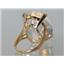 10K, 14K or 18K Gold Ladies Ring, Mercury Mist Topaz, R129