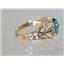 10K, 14K or 18K Gold Ladies Ring, Neptune Garden Topaz, R113