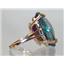 10K, 14K or 18K Gold Ladies Ring, Mystic Fire Topaz, R129