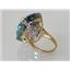 10K, 14K or 18K Gold Ladies Ring, Mystic Fire Topaz, R129