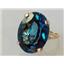 10K, 14K or 18K Gold Ladies Ring, London Blue Topaz, R129