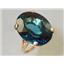 10K, 14K or 18K Gold Ladies Ring, London Blue Topaz, R129