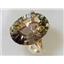 10K, 14K or 18K Gold Ladies Ring, Smoky Quartz (Concave Cut), R129