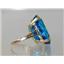 10K, 14K or 18K Gold Ladies Ring, Swiss Blue Topaz, R129