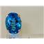 10K, 14K or 18K Gold Ladies Ring, Swiss Blue Topaz, R129