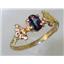 10K, 14K or 18K Gold Ladies Ring, Mystic Fire Topaz, R192