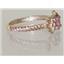 10K, 14K or 18K Gold Ladies Ring, Pure Pink Topaz, R192