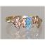 10K, 14K or 18K Gold Ladies Ring, Mercury Mist Topaz, R192