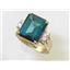 10K, 14K or 18K Gold Ladies Ring, Paraiba Topaz, R183