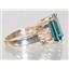 10K, 14K or 18K Gold Ladies Ring, Paraiba Topaz, R183