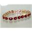 B002, Crimson Topaz Gold Bracelet