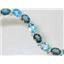 SB002, London & Swiss Blue Topaz SS Bracelet