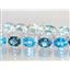 SB002, London & Swiss Blue Topaz SS Bracelet