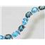 SB002, London & Swiss Blue Topaz SS Bracelet