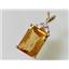 P042, Citrine 14k Gold Pendant