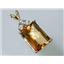 P042, Citrine 14k Gold Pendant