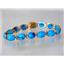 B003C, Turquoise Gold Bracelet