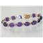 B003C, Amethyst Gold Bracelet