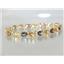 B002, Citrine & Smoky Quartz Gold Bracelet