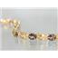 B002, Citrine & Smoky Quartz Gold Bracelet