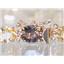 B002, Citrine & Smoky Quartz Gold Bracelet