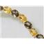 B003, Citrine & Smoky Quartz Gold Bracelet