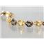 B003, Citrine & Smoky Quartz Gold Bracelet