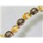 B003, Citrine & Smoky Quartz Gold Bracelet
