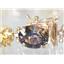 B003, Citrine & Smoky Quartz Gold Bracelet