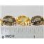 B003, Citrine & Smoky Quartz Gold Bracelet