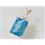 P042, Swiss Blue Topaz 14k Gold Pendant