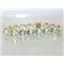 B003, Green Amethyst Gold Bracelet
