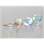14k Gold Leverback Earrings, Mercury Mist Topaz, E111