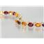 B001, Citrine & Garnet Gold Bracelet
