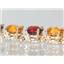 B001, Citrine & Garnet Gold Bracelet