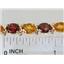 B001, Citrine & Garnet Gold Bracelet