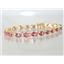 B001, Twilight Fire Topaz Gold Bracelet