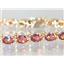 B001, Twilight Fire Topaz Gold Bracelet