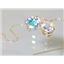 14k Gold Threader Earrings, Mercury Mist Topaz, E103