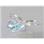 925 Sterling Silver Leverback Earrings, Mercury Mist Topaz, SE101