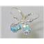 925 Sterling Silver Leverback Earrings, Mercury Mist Topaz, SE101