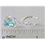 925 Sterling Silver Leverback Earrings, Mercury Mist Topaz, SE101