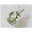 925 Sterling Silver Pendant, Green Amethyst,  SP018