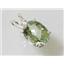 925 Sterling Silver Pendant, Green Amethyst,  SP018