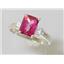 SR171, Pure Pink Topaz, 925 Sterling Silver Ring