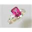 SR171, Pure Pink Topaz, 925 Sterling Silver Ring