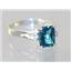 SR171, London Blue Topaz, 925 Sterling Silver Ring