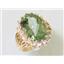 10K, 14K or 18K Gold Ladies Ring, Green Amethyst (Prasiolite), R270